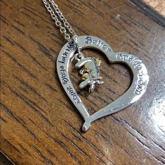 Some days look better upside down Eeyore necklace. - Picture 1 of 8